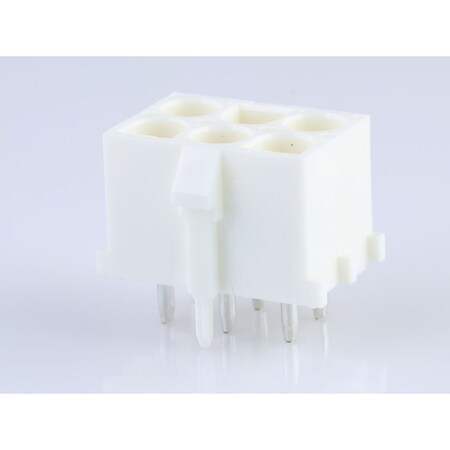Molex Rectangular Power Connector, 6 Contact(S), Female, Solder Terminal, Plug 432550027